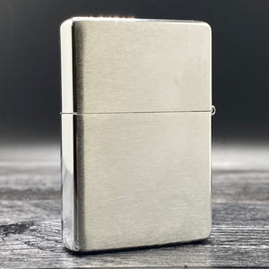 1997 Zippo Lighter - World's Fair Metallique - Brushed Chrome - Riley's 66 LLC