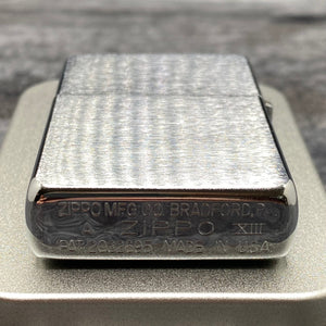 1997 Zippo Lighter - World's Fair Metallique - Brushed Chrome - Riley's 66 LLC