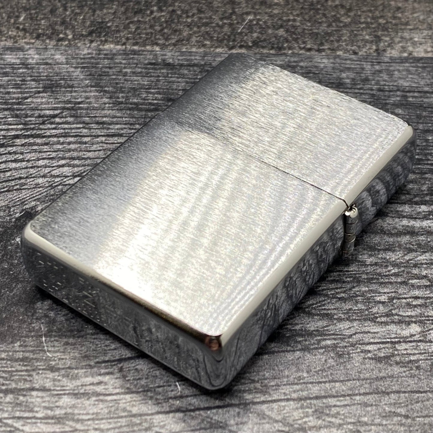 1997 Zippo Lighter - World's Fair Metallique - Brushed Chrome - Riley's 66 LLC