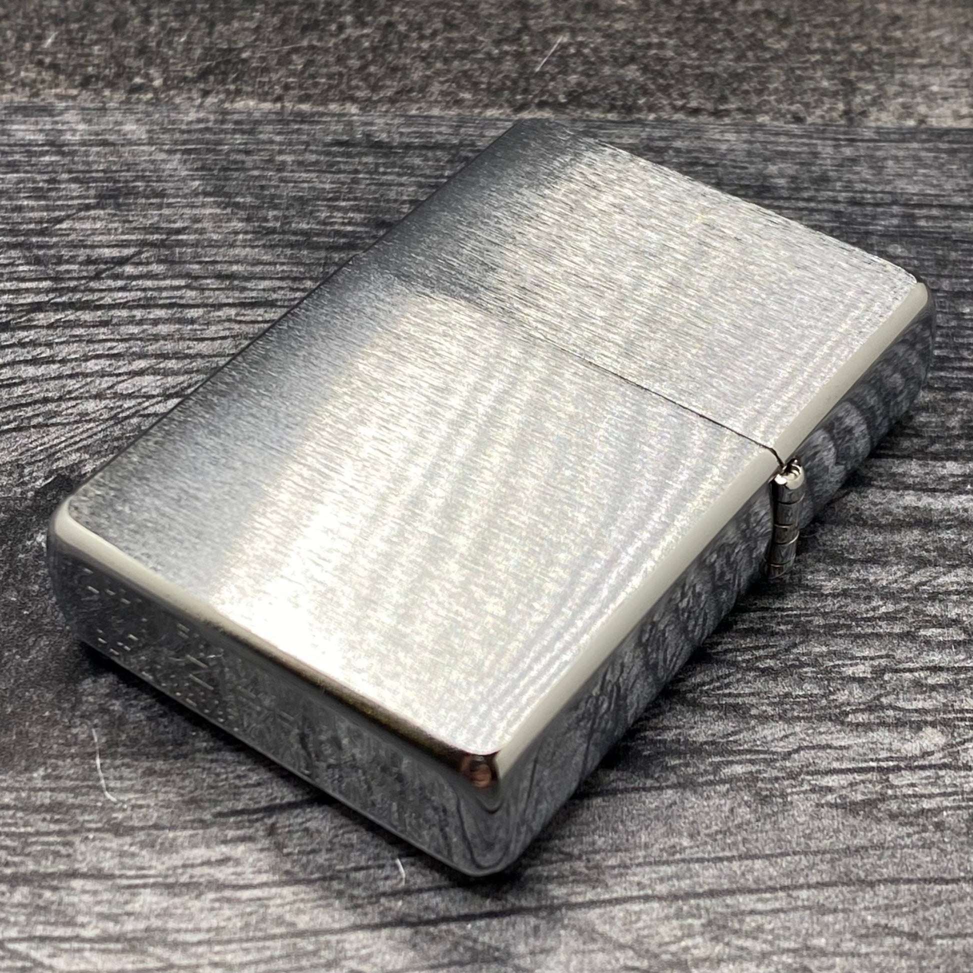 1997 Zippo Lighter - World's Fair Metallique - Brushed Chrome - Riley's 66 LLC
