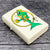 1999 Zippo Lighter - Green Fish - White Matte - Riley's 66 LLC