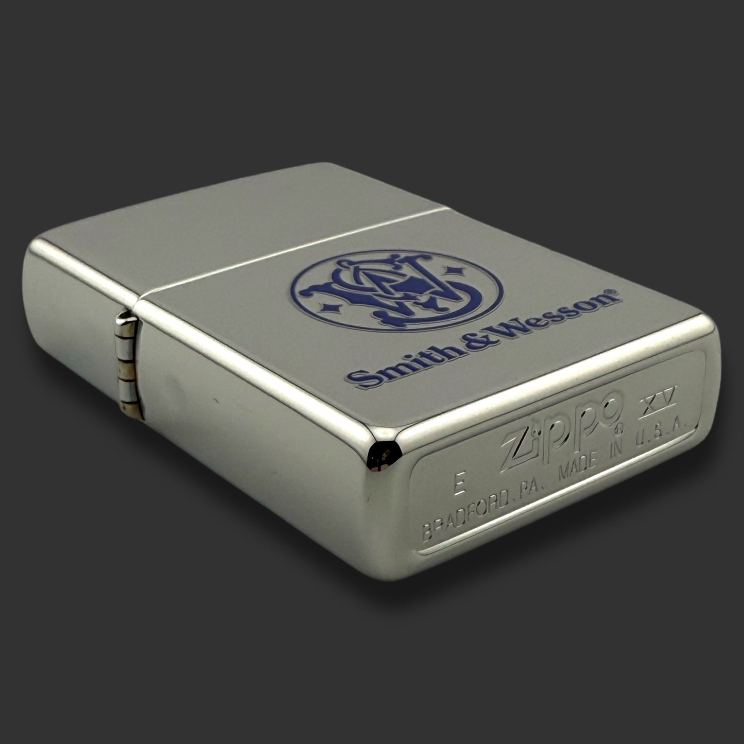 1999 Zippo Lighter - Smith & Wesson - High Polish Chrome