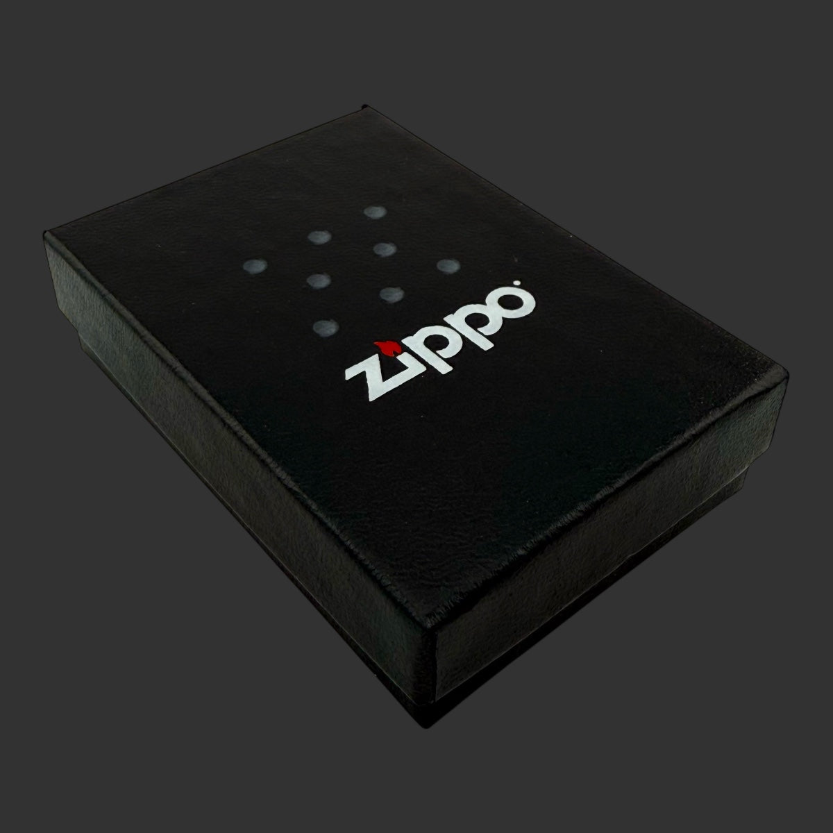 Original Riley's 66 Zippo Lighter - Vintage TV - 08/50 - Black Matte