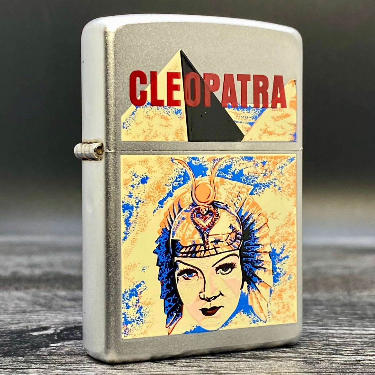 2000 Zippo Lighter - Cleopatra Movie Poster - Test Sample - Riley&#39;s 66 LLC