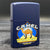 2000 Zippo Lighter - Pleasure to Burn - Navy Matte - Riley's 66 LLC