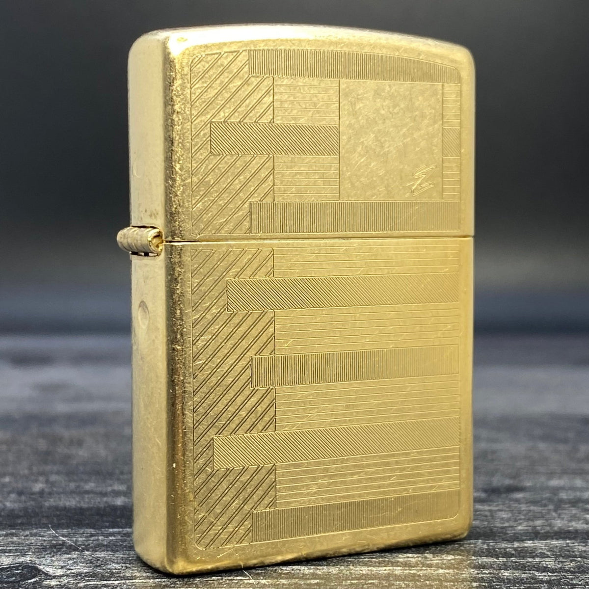 2014 Zippo Lighter - Belle Kogan - Gold Dust - Riley&#39;s 66 LLC