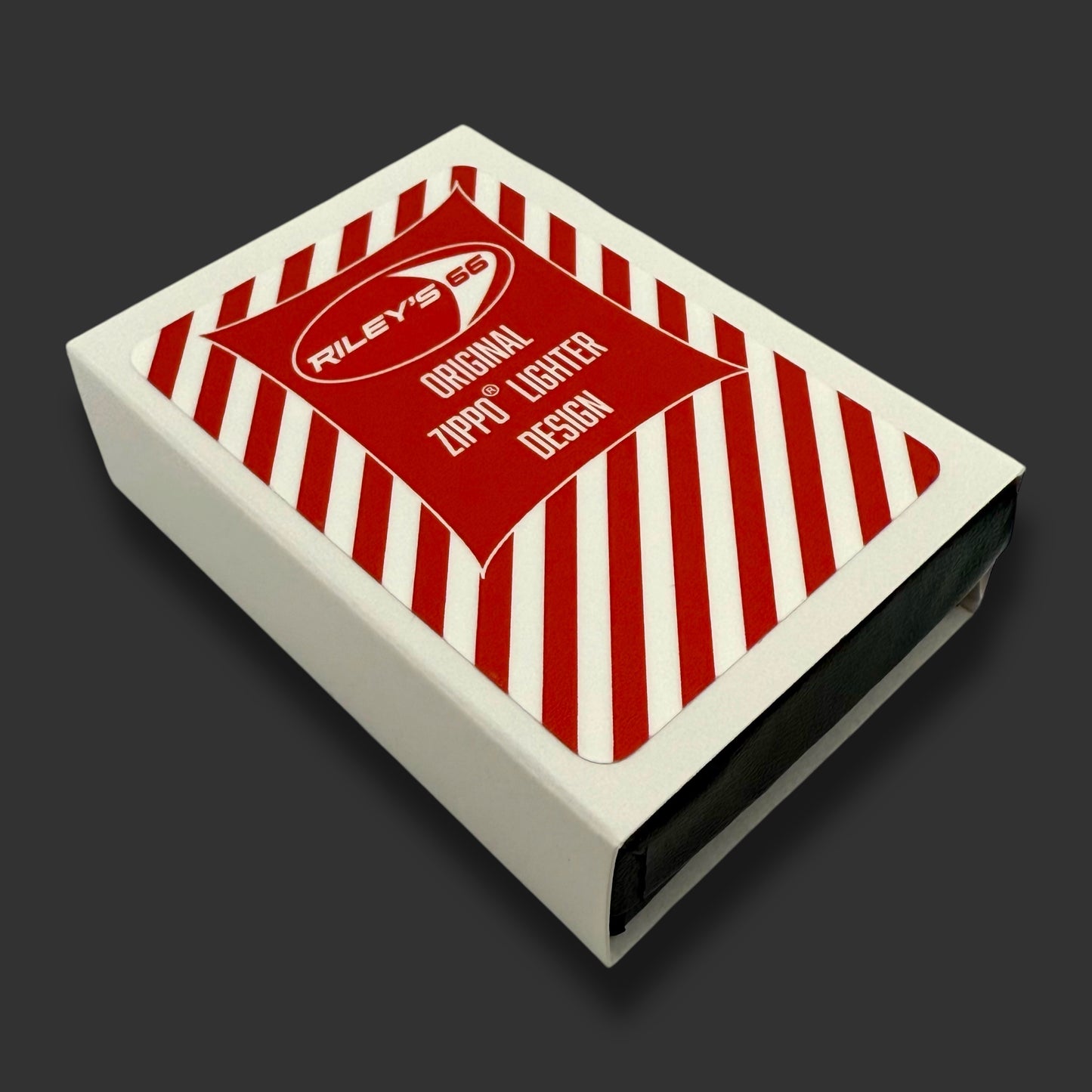 EXCLUSIVE - Riley's 66 Zippo Lighter - Blast Off - Black Matte