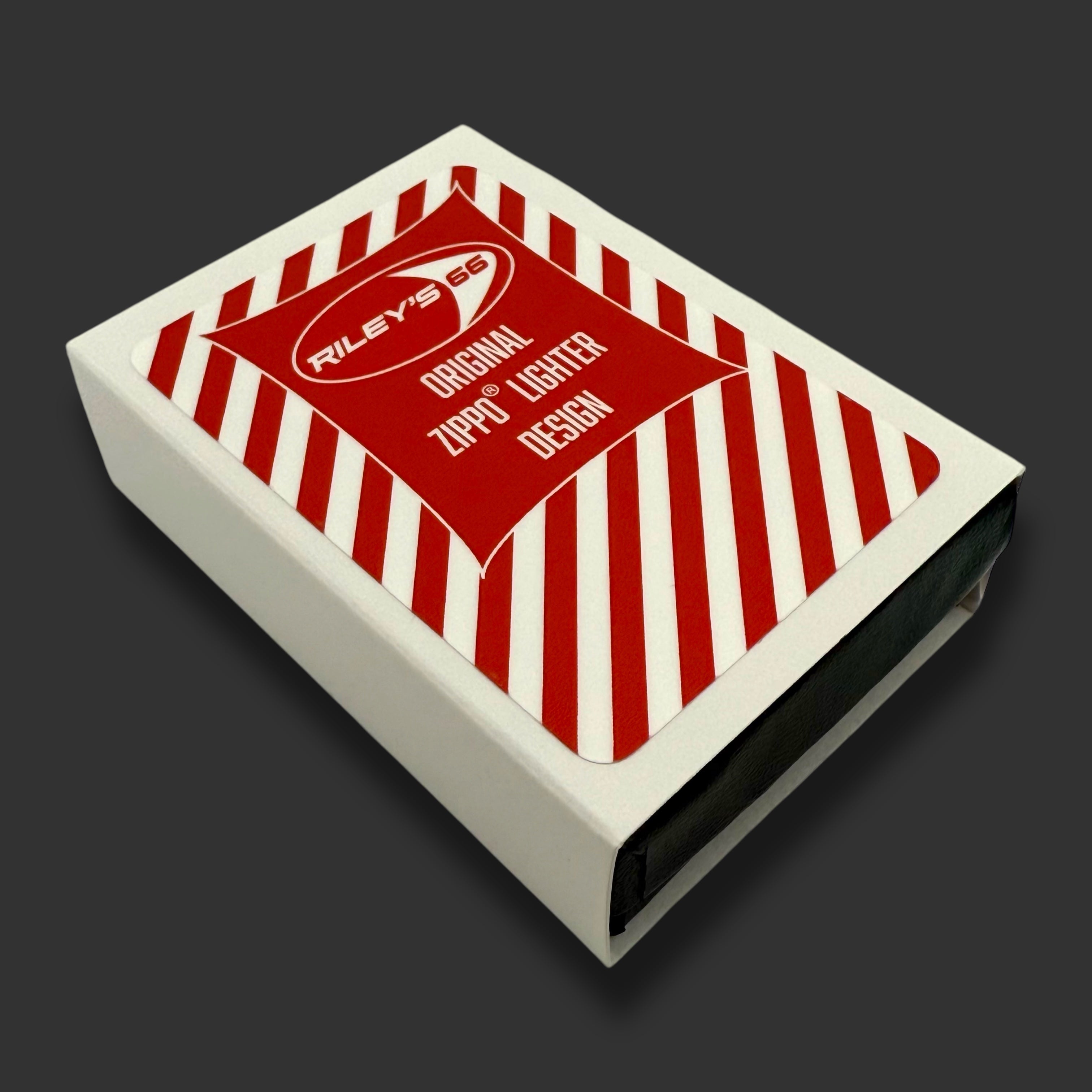 EXCLUSIVE - Riley's 66 Zippo Lighter - Blast Off - Black Matte