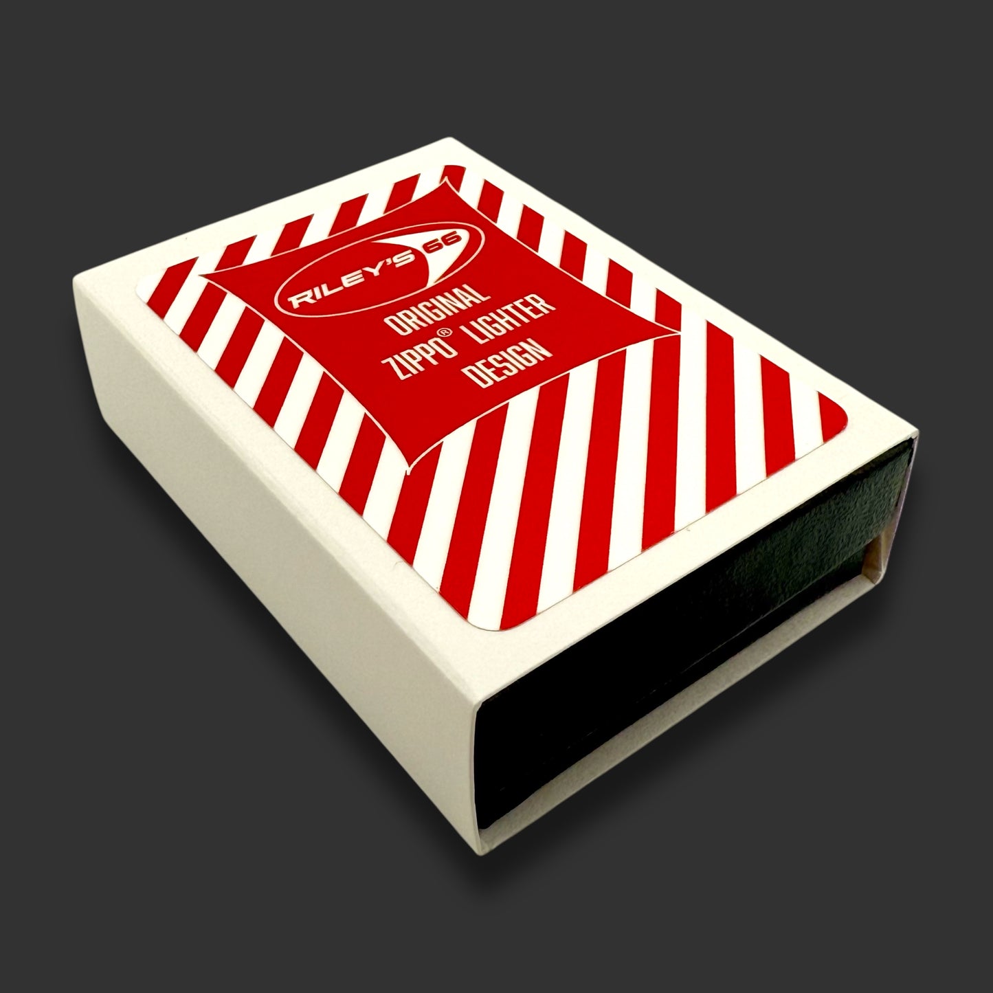 EXCLUSIVE - Riley's 66 Zippo Lighter - Kitty Cafe - Linen Weave
