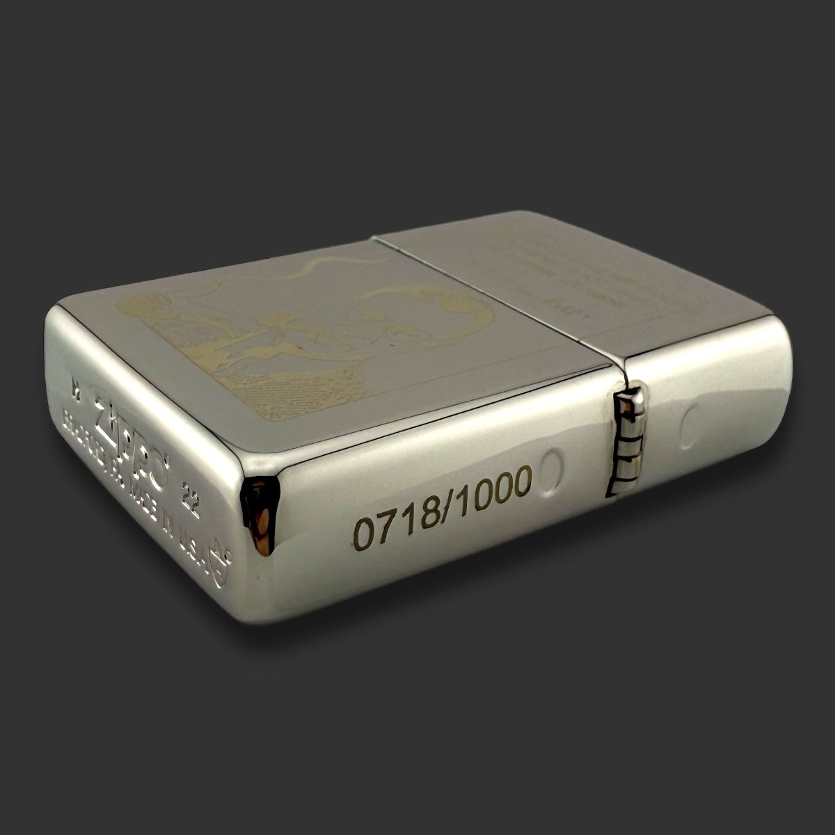 2022 Zippo Lighter - 40th Anniversary Pipe Lighter - High Polish Chrome