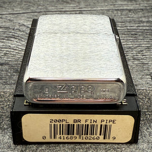 1995 Zippo Pipe Lighter - ACE - Brushed Chrome
