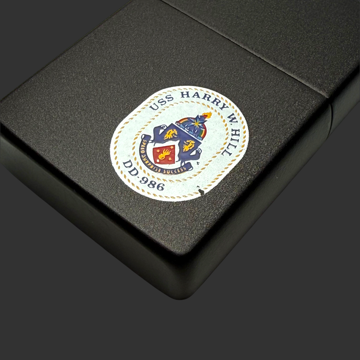 1982 Vintage USS Harry W. Hill DD-986 Zippo Lighter