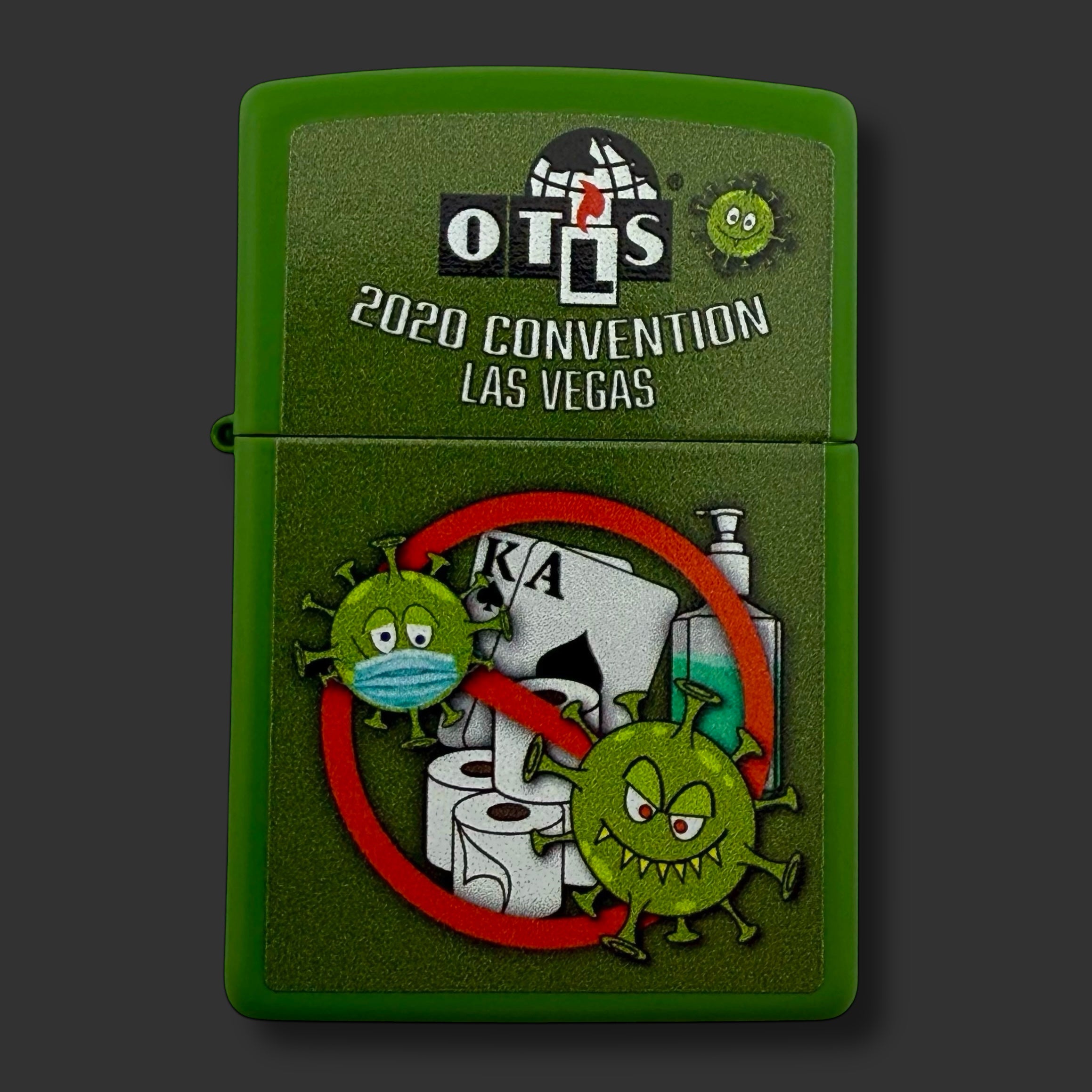 2020 Zippo Lighter - OTLS Convention - 1 of 75 - Moss Green Matte