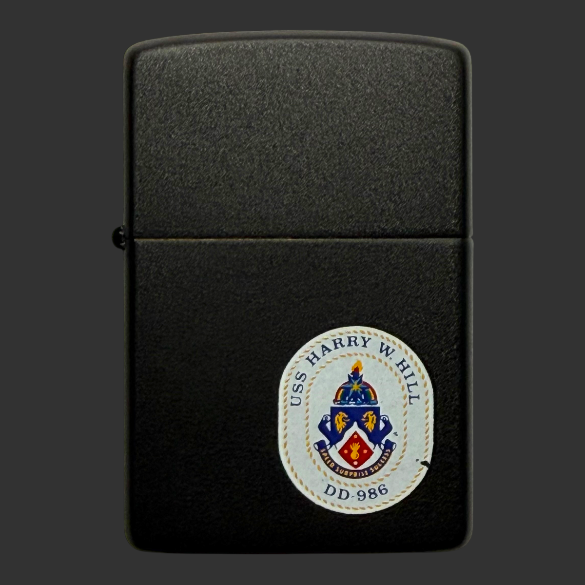 1982 Vintage USS Harry W. Hill DD-986 Zippo Lighter
