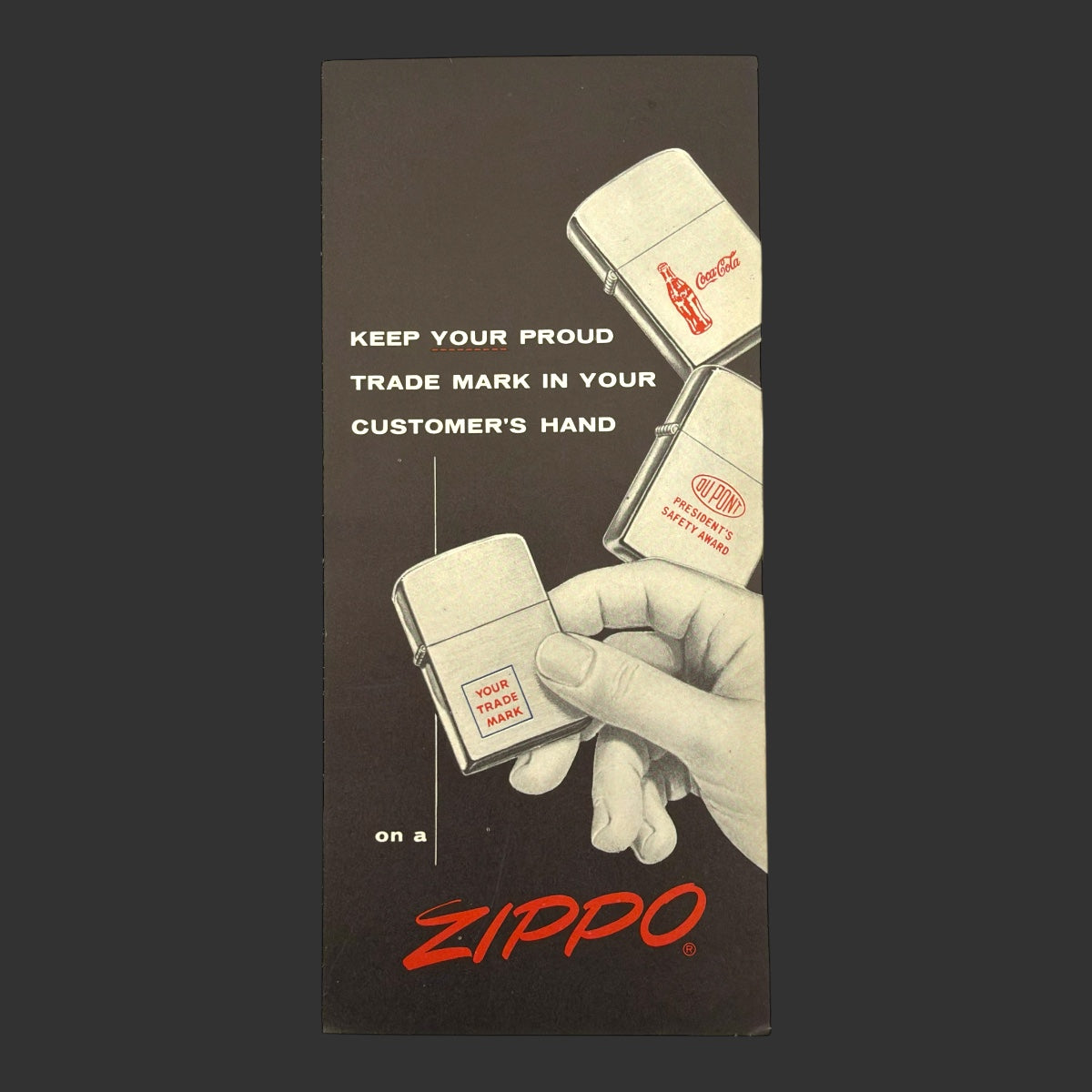 1953 Vintage Zippo Lighter Brochure