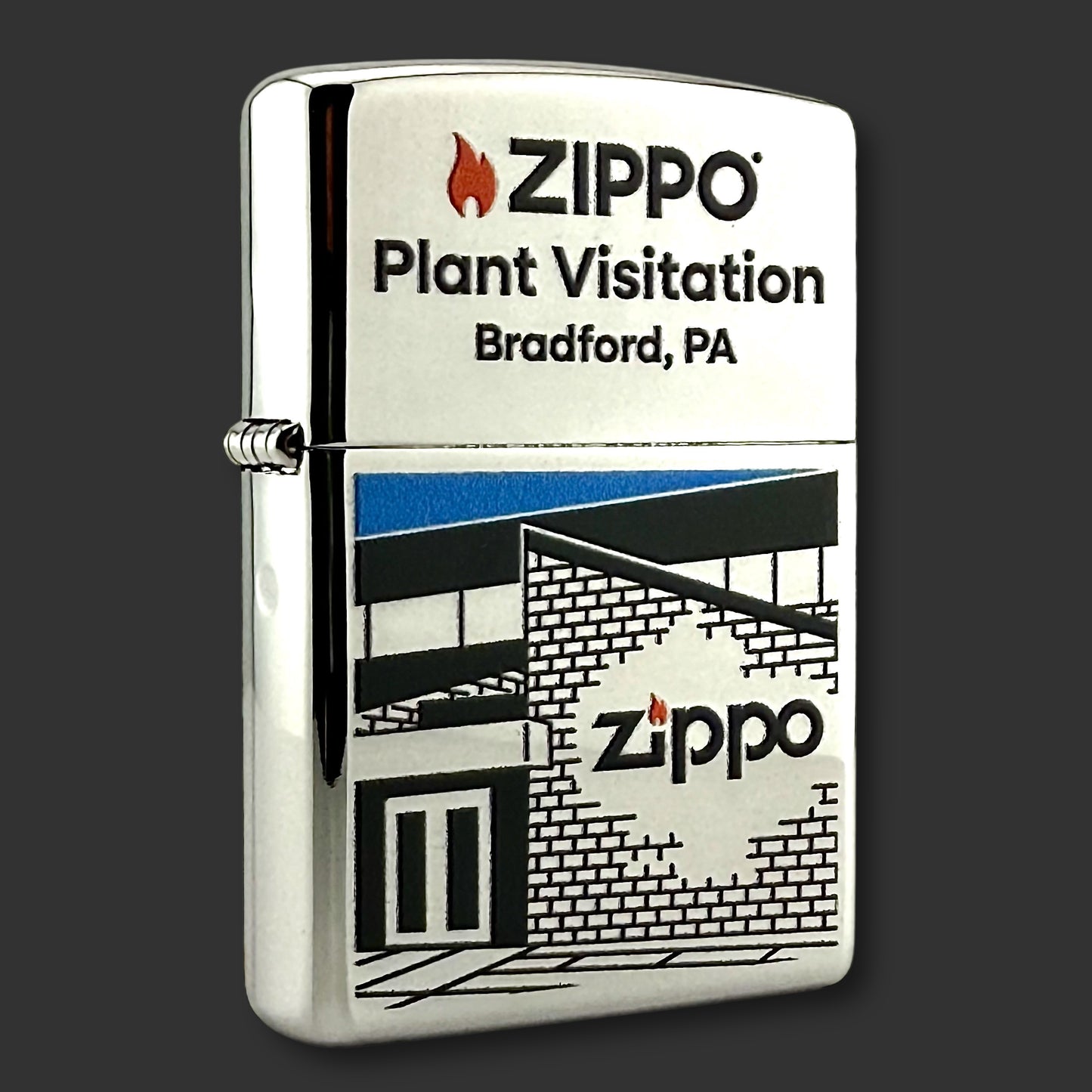 2025 Zippo Lighter - Plant Visitation - High Polish Chrome