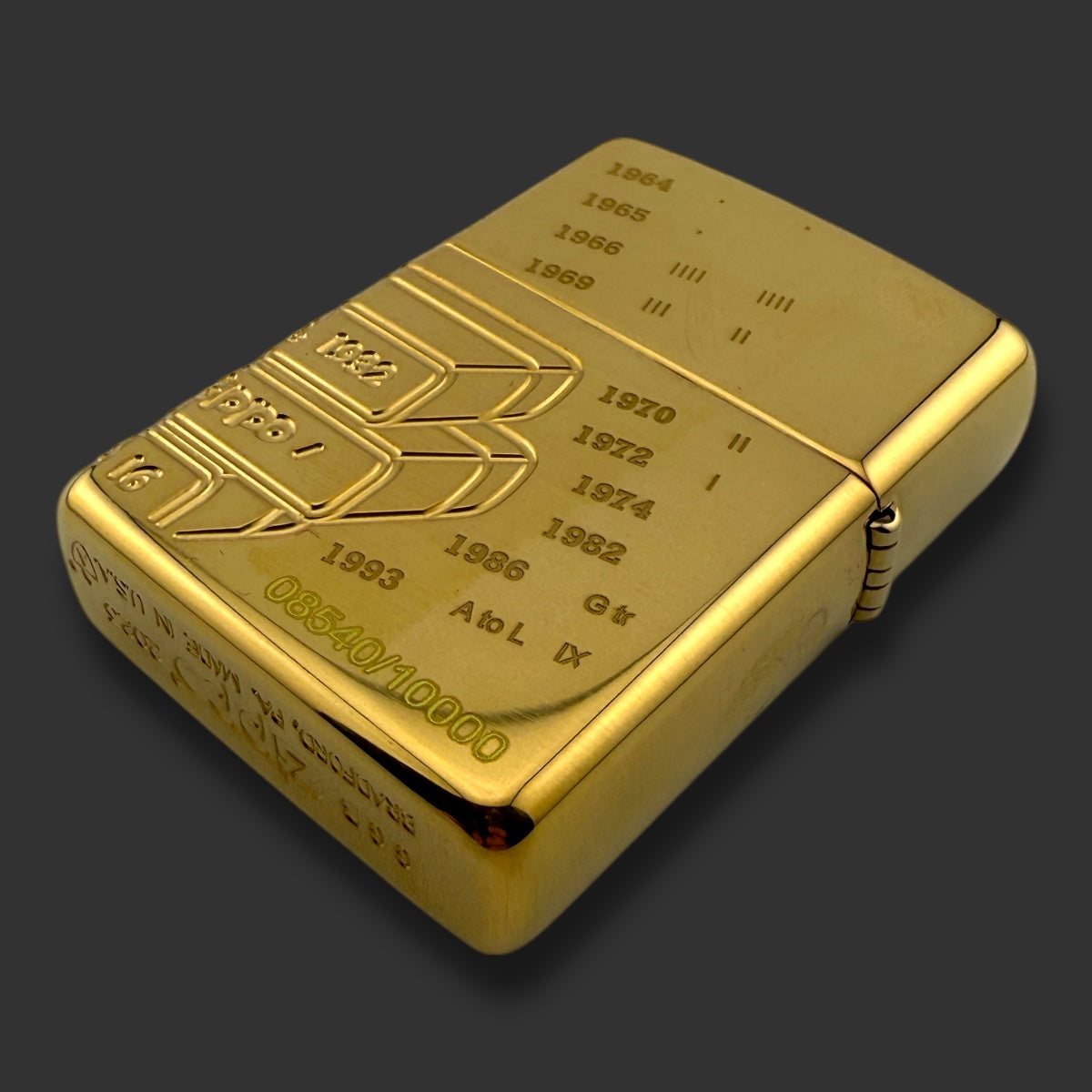 2023 Founder's Day Zippo Lighter - Armor®️ High Polish Brass