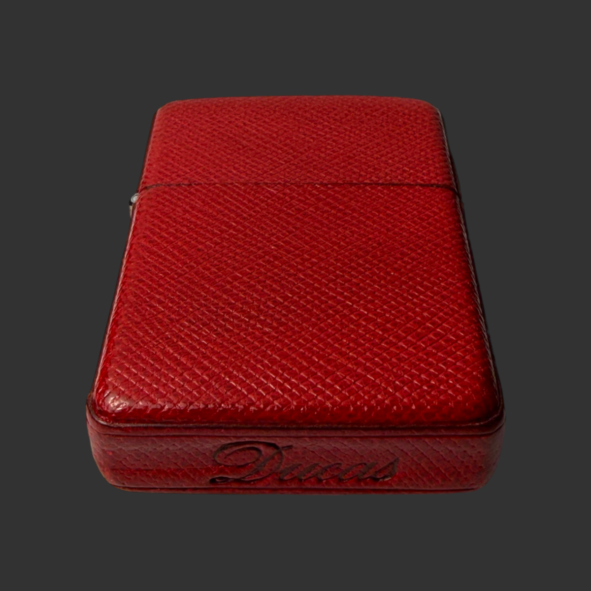 Test Sample Ducas Leather Zippo Lighter