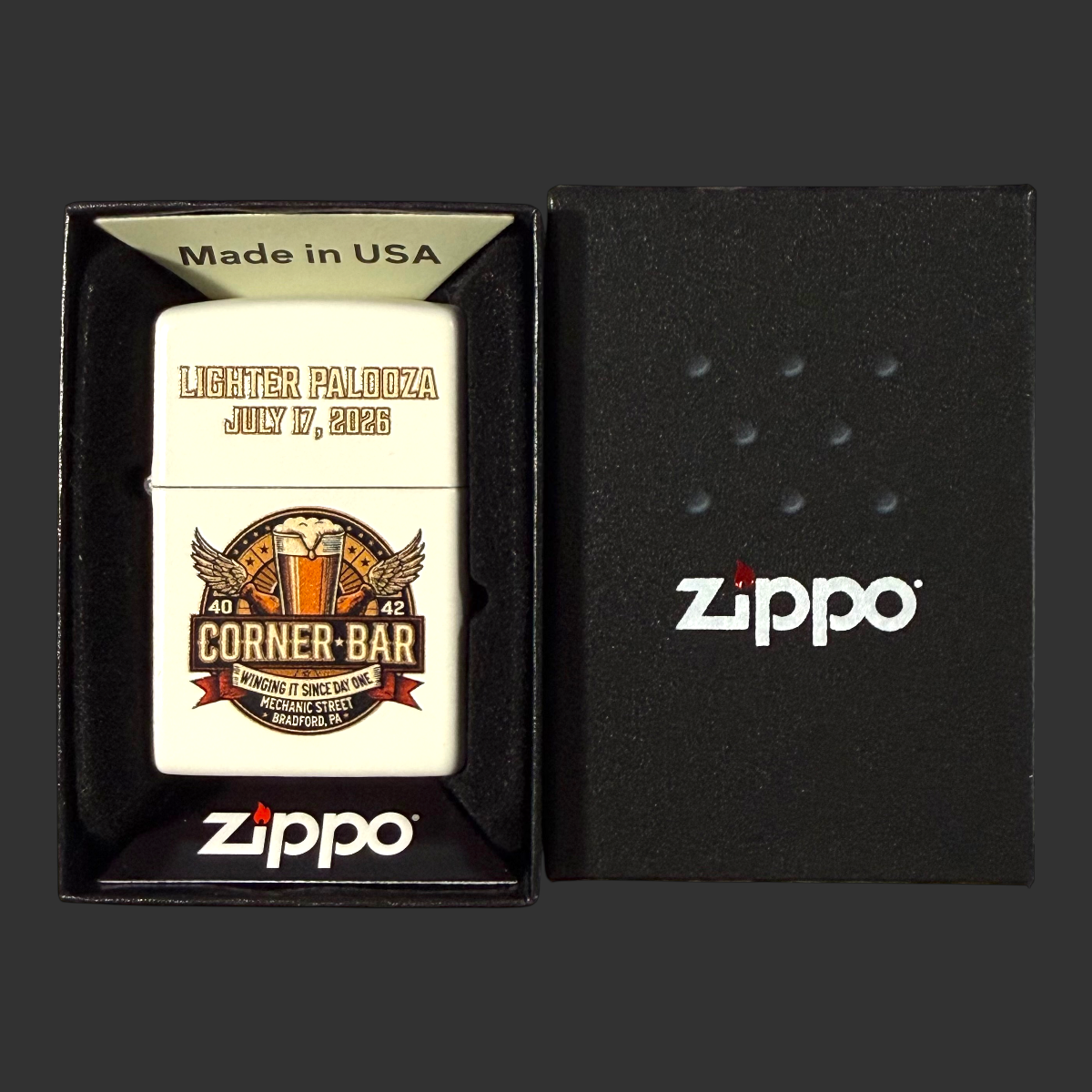 Lighter Palooza Corner Bar Zippo Lighter 29/55