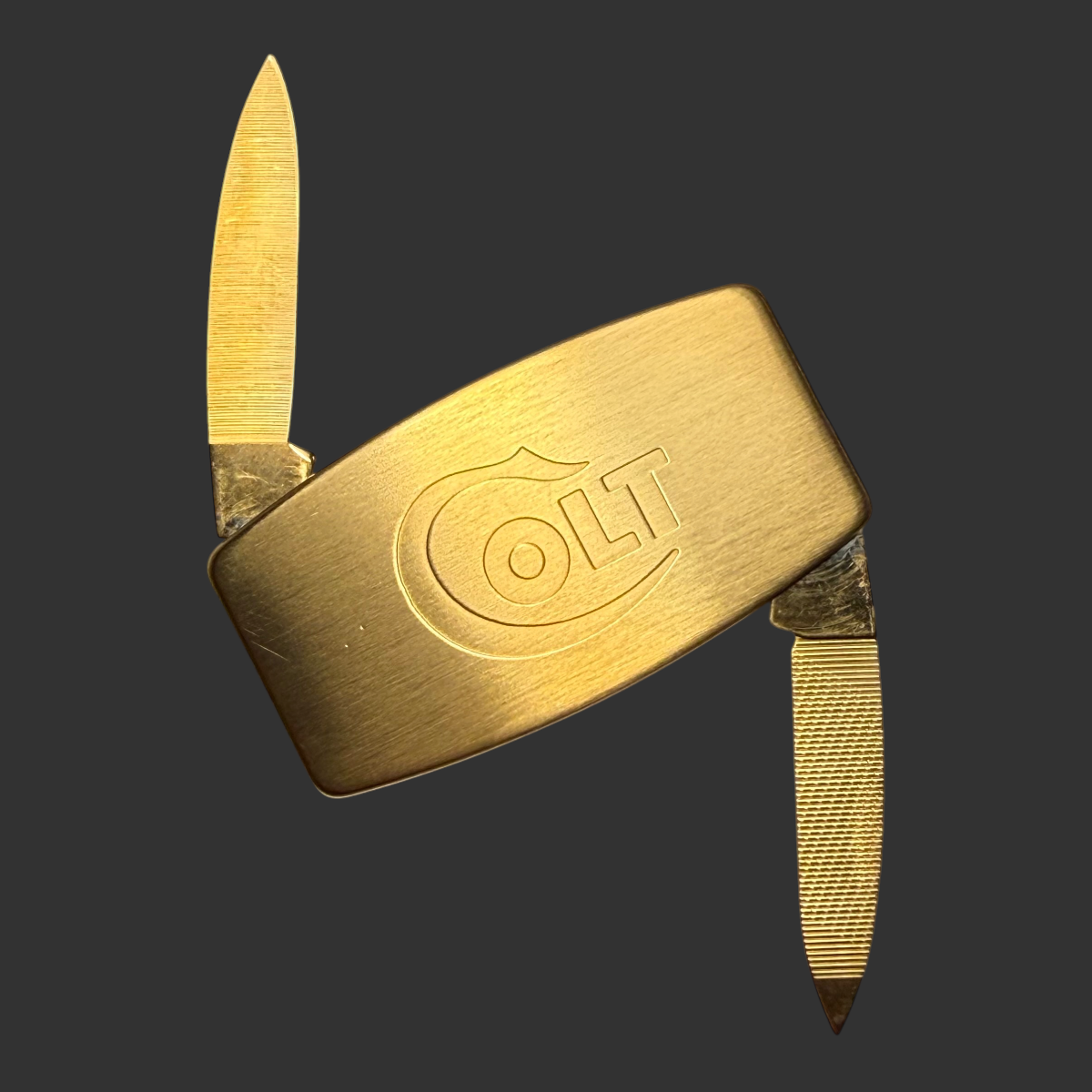 Colt Zippo Money Clip Pocket Knife