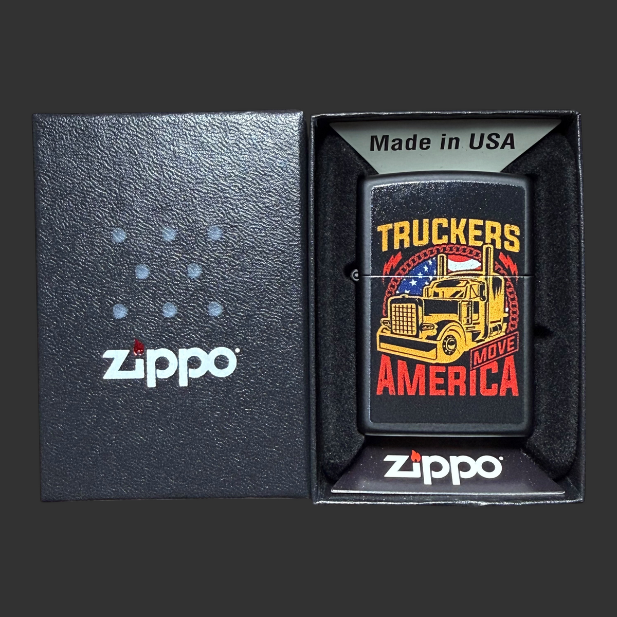 Truckers Move America Zippo Lighter