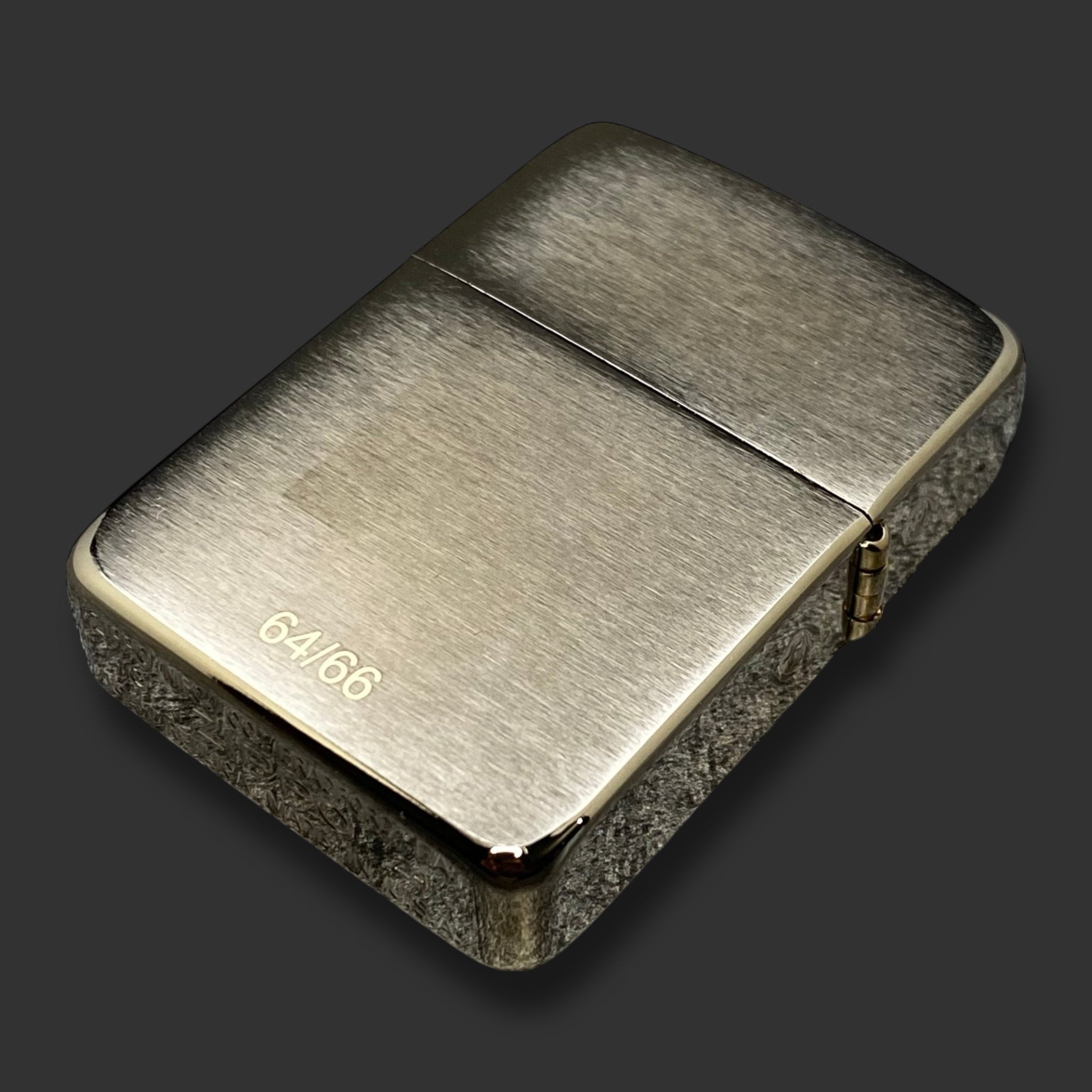 昭和レトロ【日立チェーンストール】オルゴール　zippo（恐らくでございますが） Zippo Skull Jacket 5 Sides Design Gold Ibushi Velor Case Oil