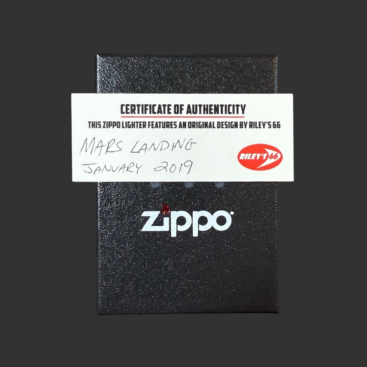 2018 Original Riley's 66 Mars Landing Zippo Lighter