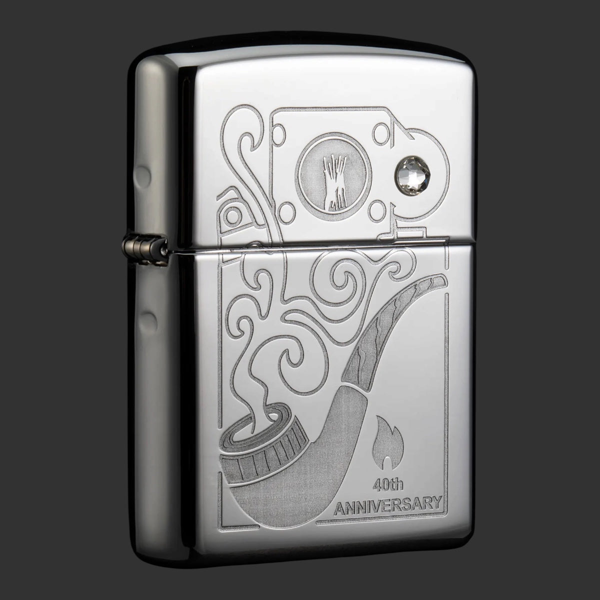 2022 Zippo Lighter 40th Anniversary Pipe Insert