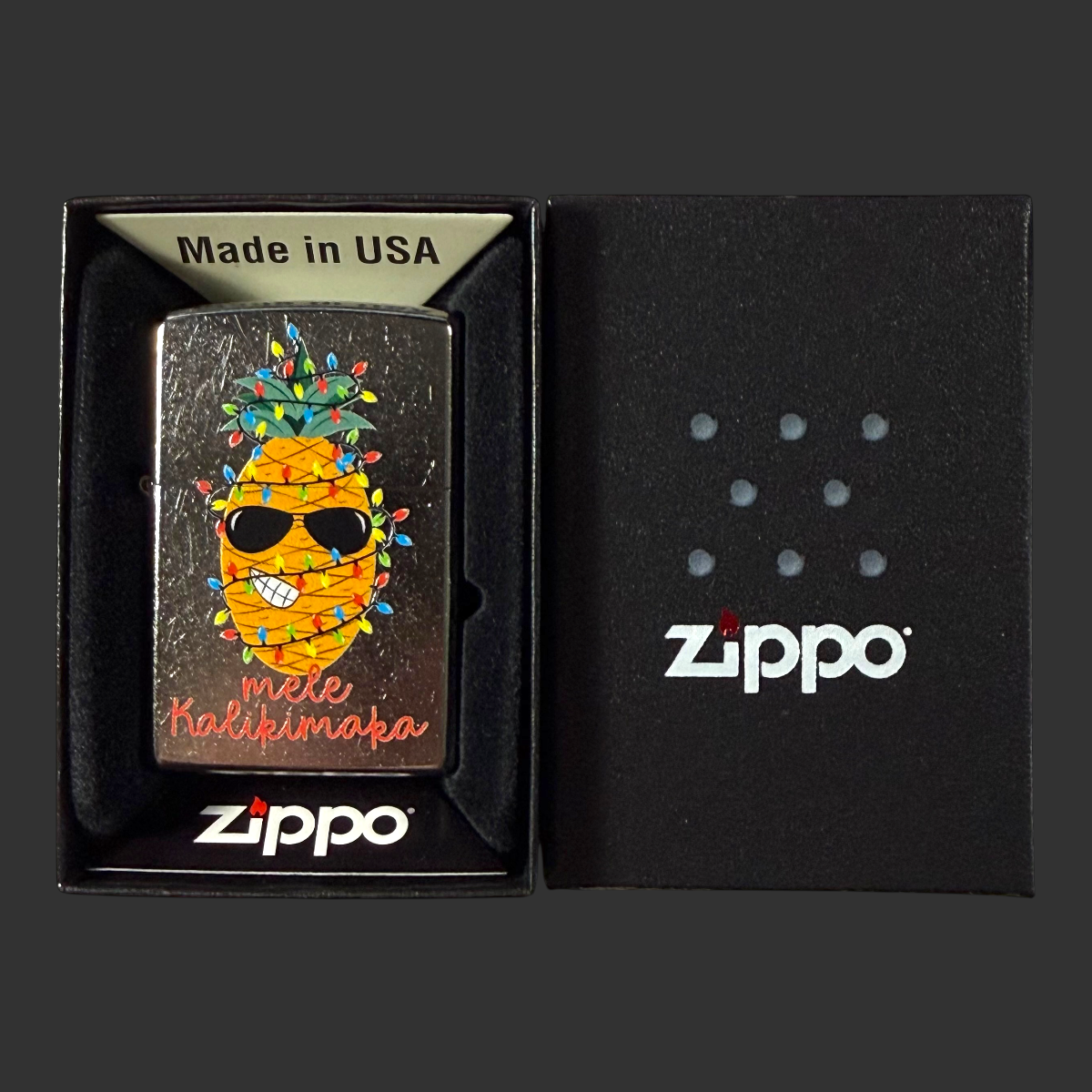 Pineapple Lights Zippo Lighter