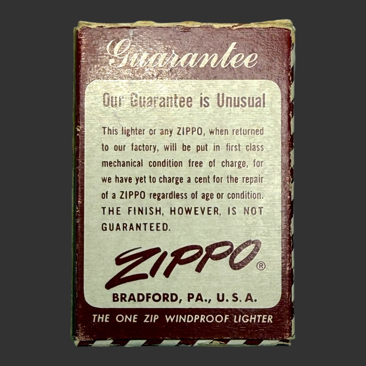 1957 Vintage RCA Zippo Lighter