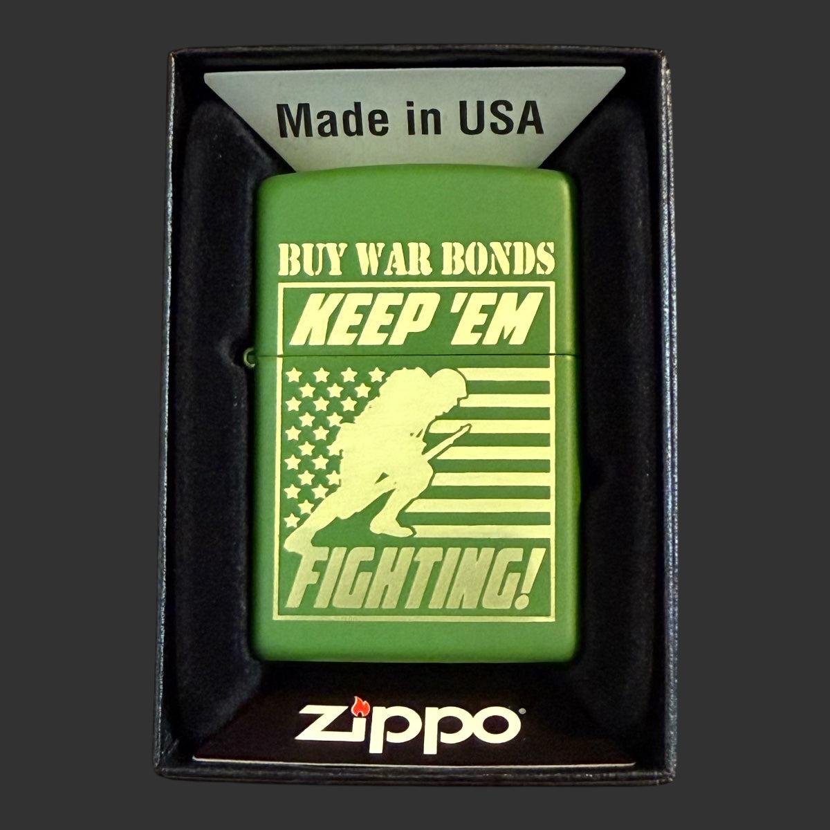 2018 Original Riley's 66 WWII Fighting Zippo Lighter
