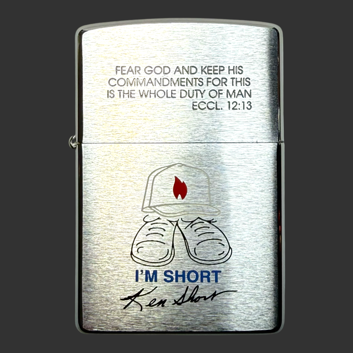 1999 Ken Short Etch & Paint Zippo Lighter