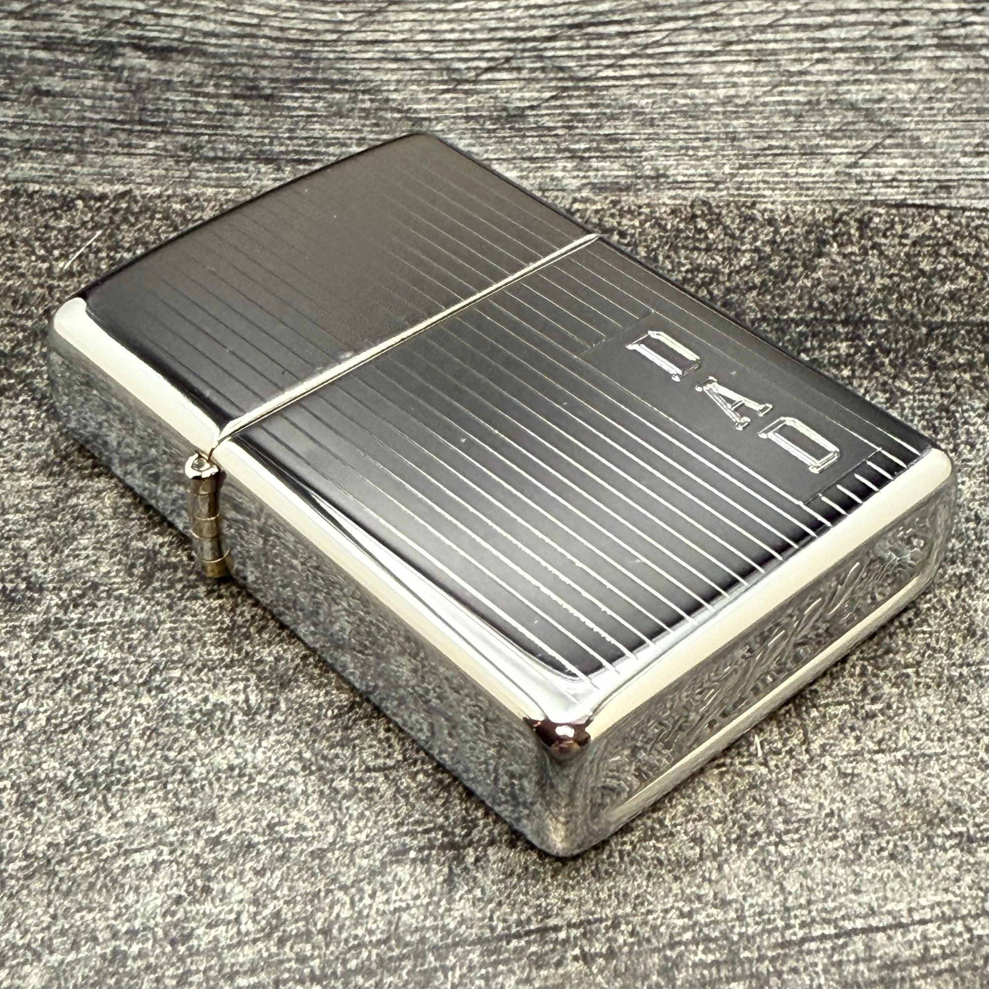 1978 Zippo Lighter - Dad - Engine Turned