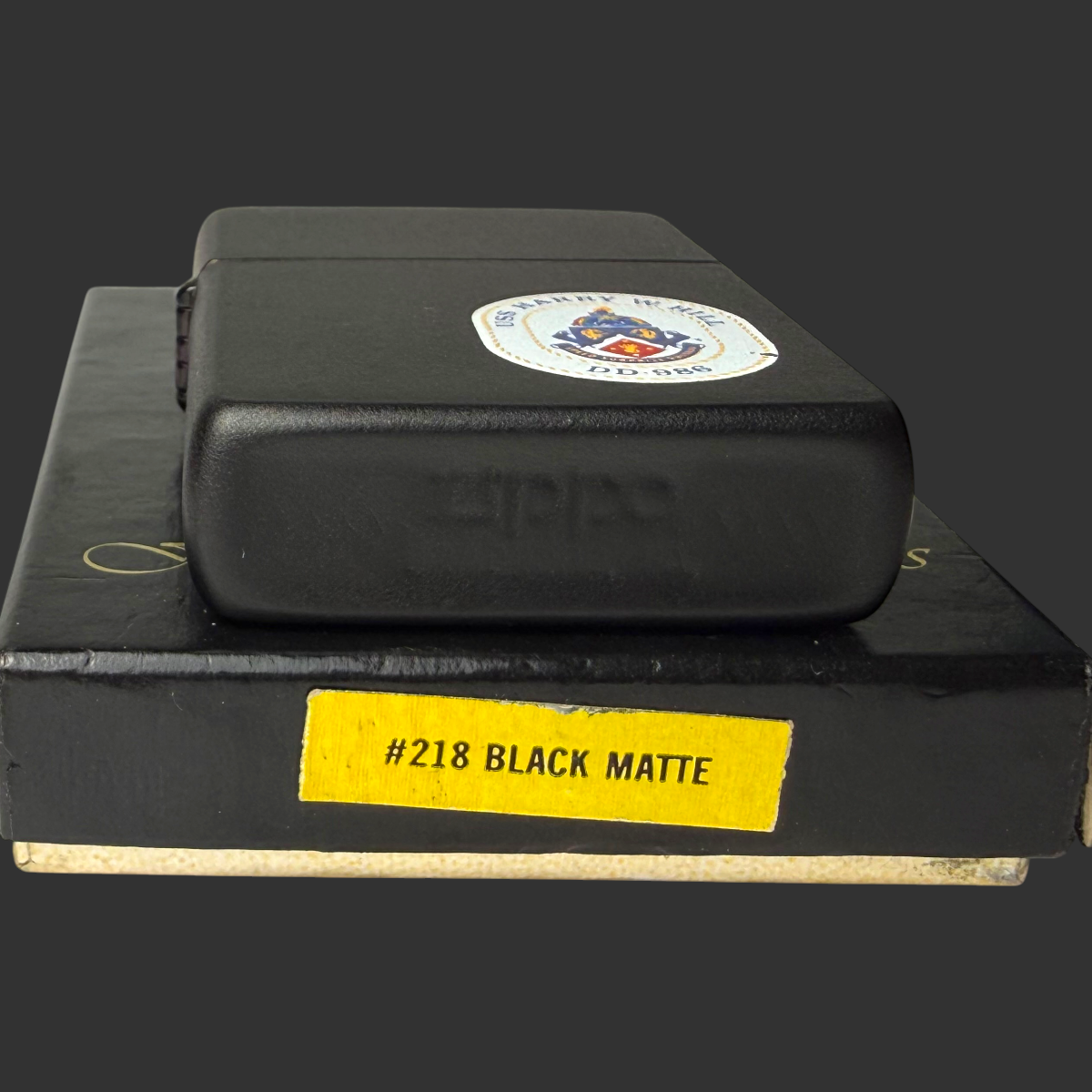 1982 Vintage USS Harry W. Hill DD-986 Zippo Lighter