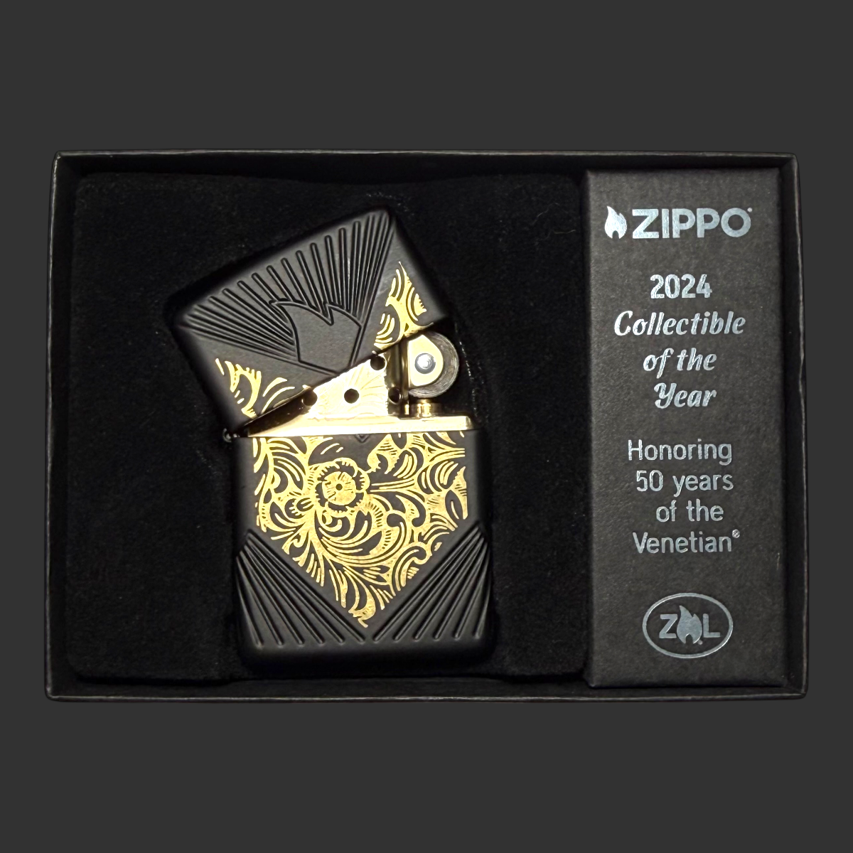 2024 Collectible of the Year Florentine Zippo Lighter # 3441/5000