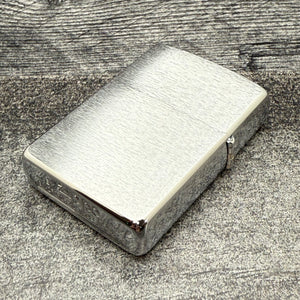 1995 Zippo Pipe Lighter - ACE - Brushed Chrome