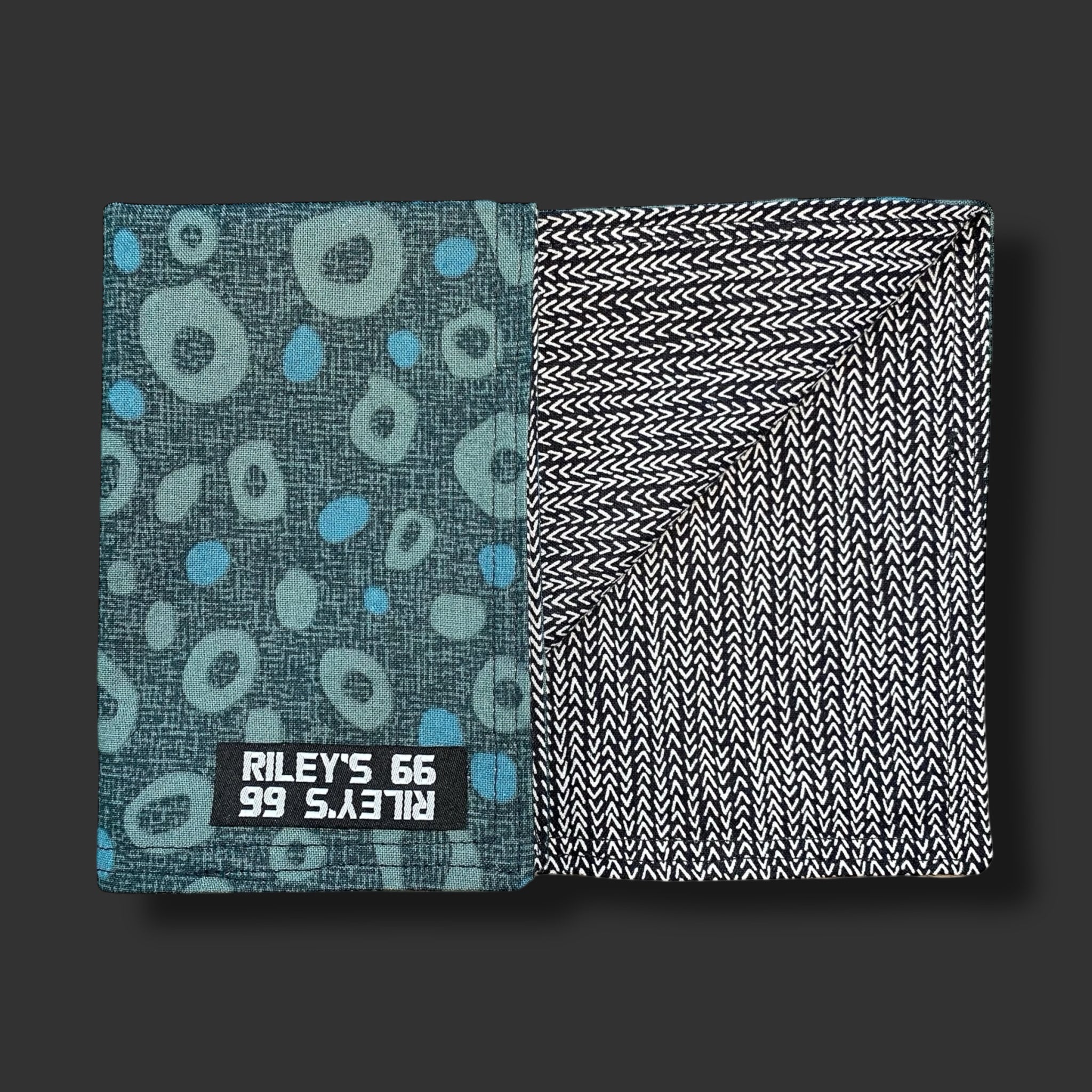 Mid Mod Teal Hanky