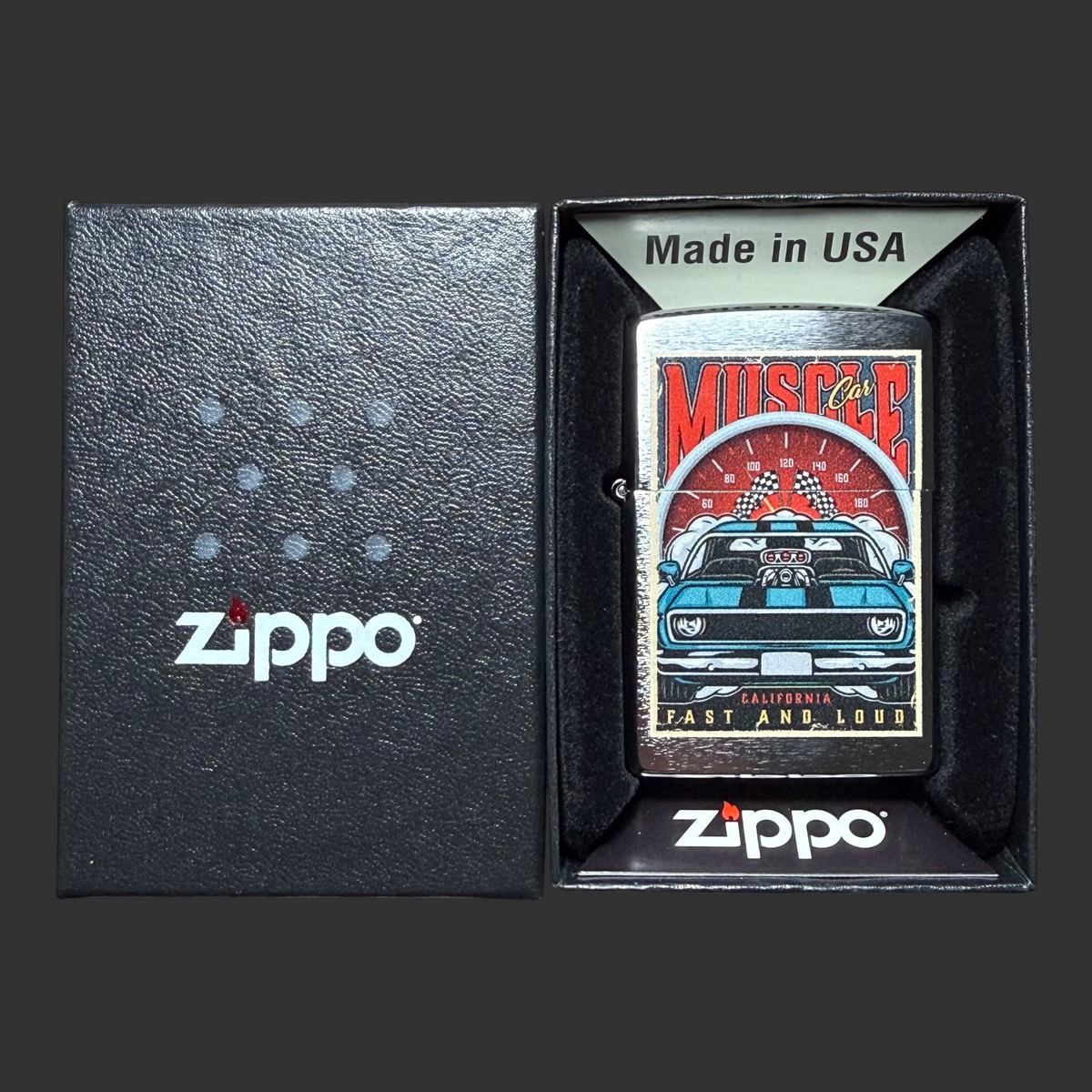 Muscle Car Poster Zippo Lighter
