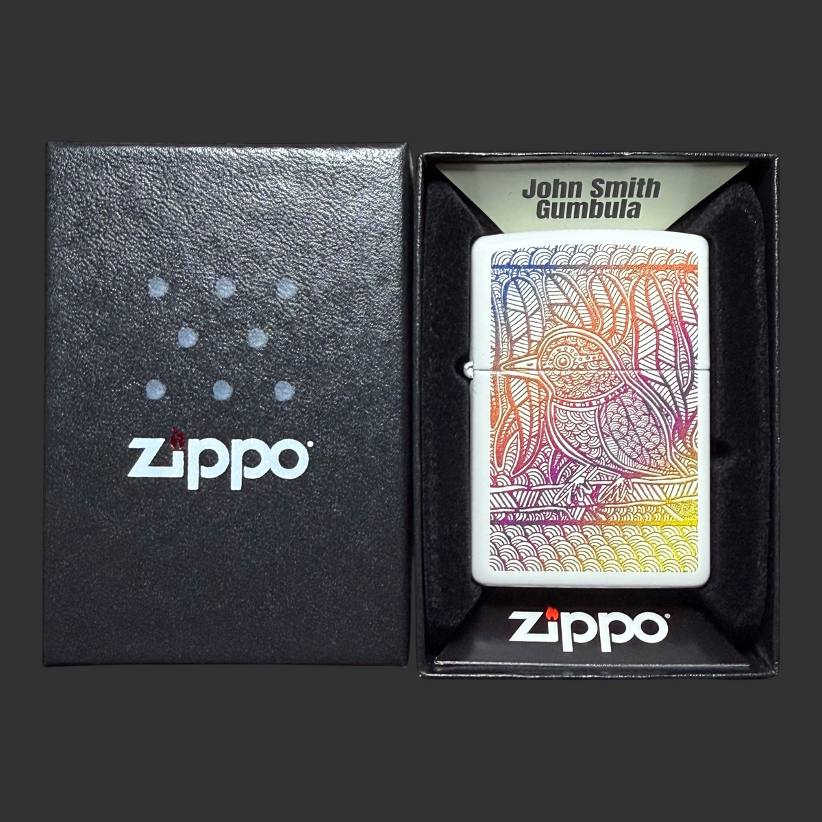 John Smith Gumbula Bird Zippo Lighter