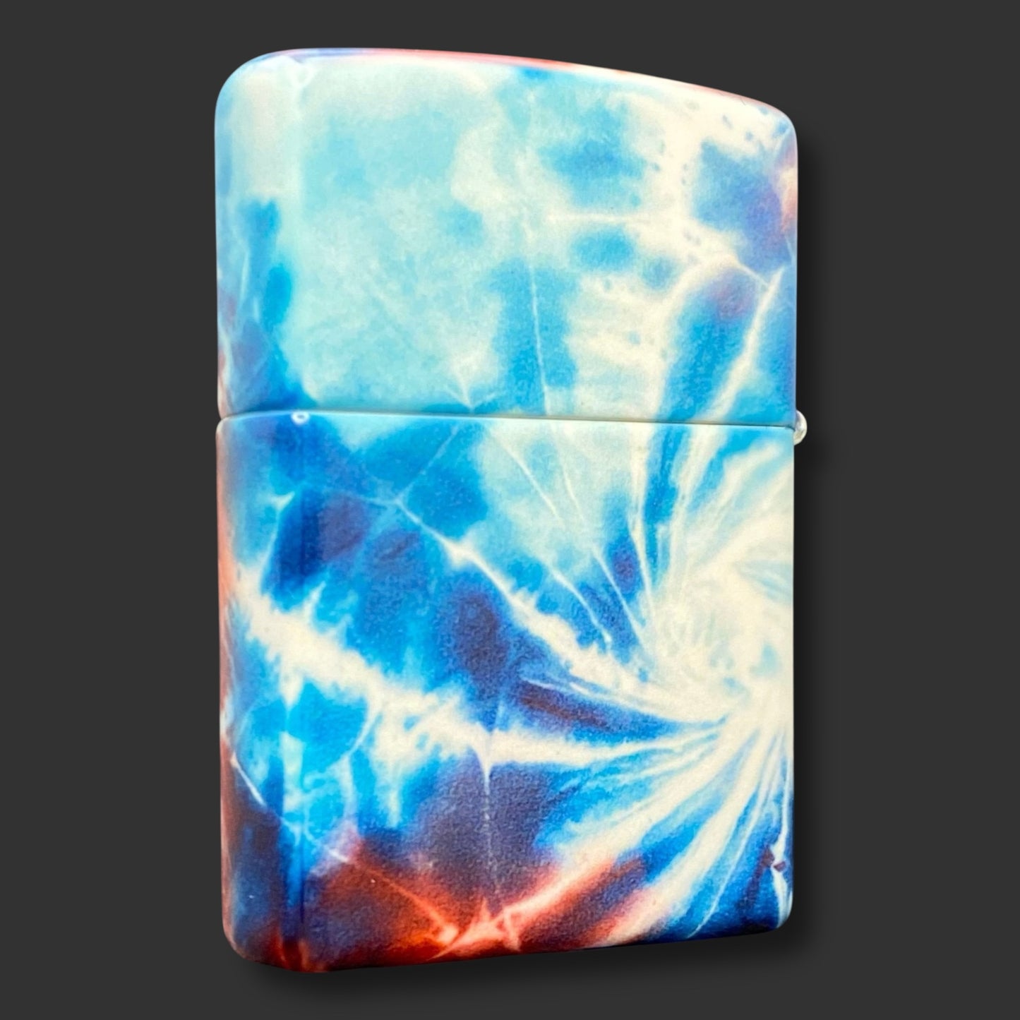 EXCLUSIVE - Riley's 66 Zippo Lighter - Red White & Blue Tie Dye - 540 Color