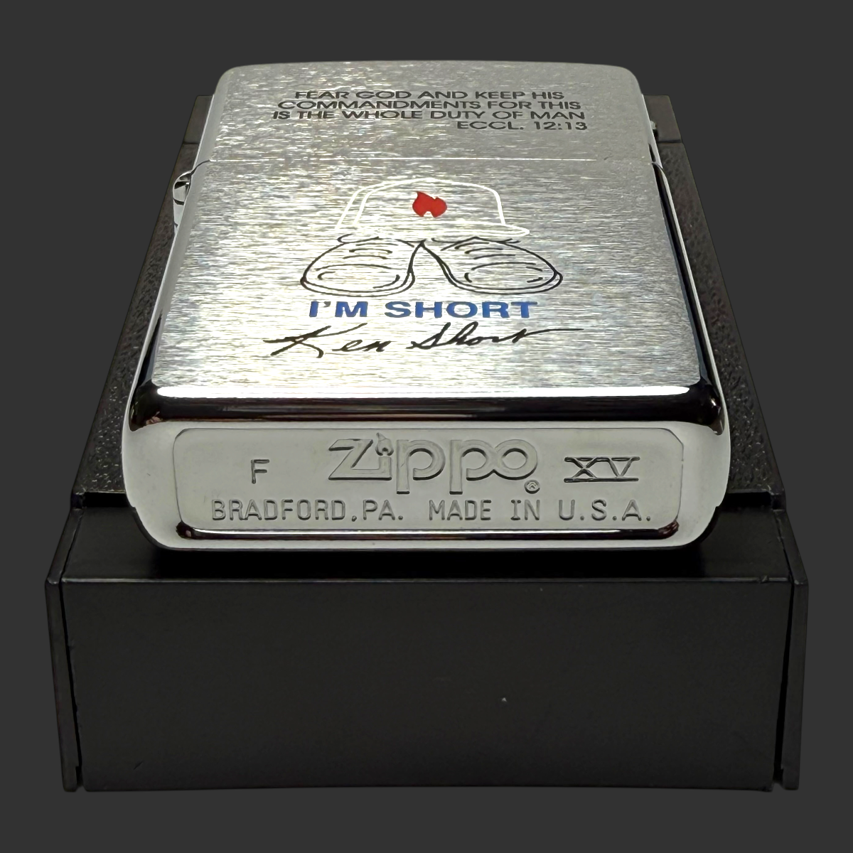 1999 Ken Short Etch & Paint Zippo Lighter