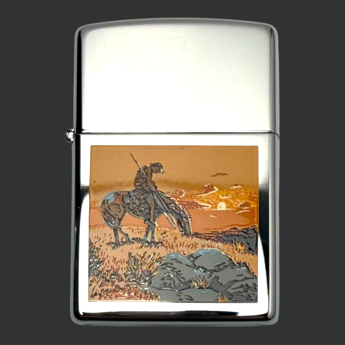 1996 End of the Trail Zippo Lighter