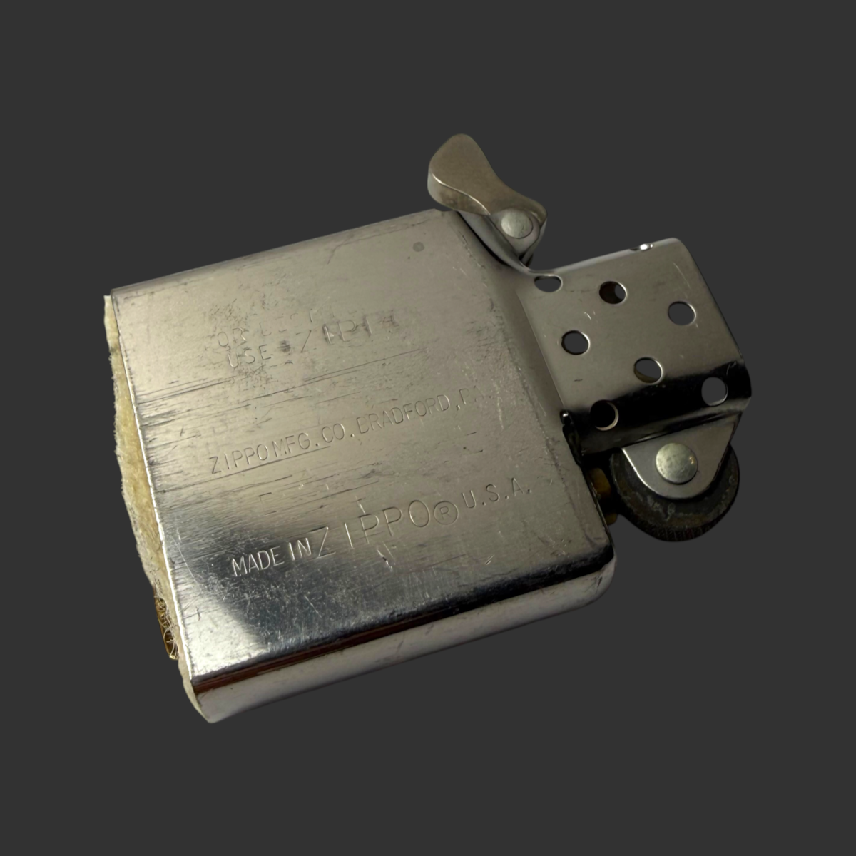 Test Sample Ducas Leather Zippo Lighter