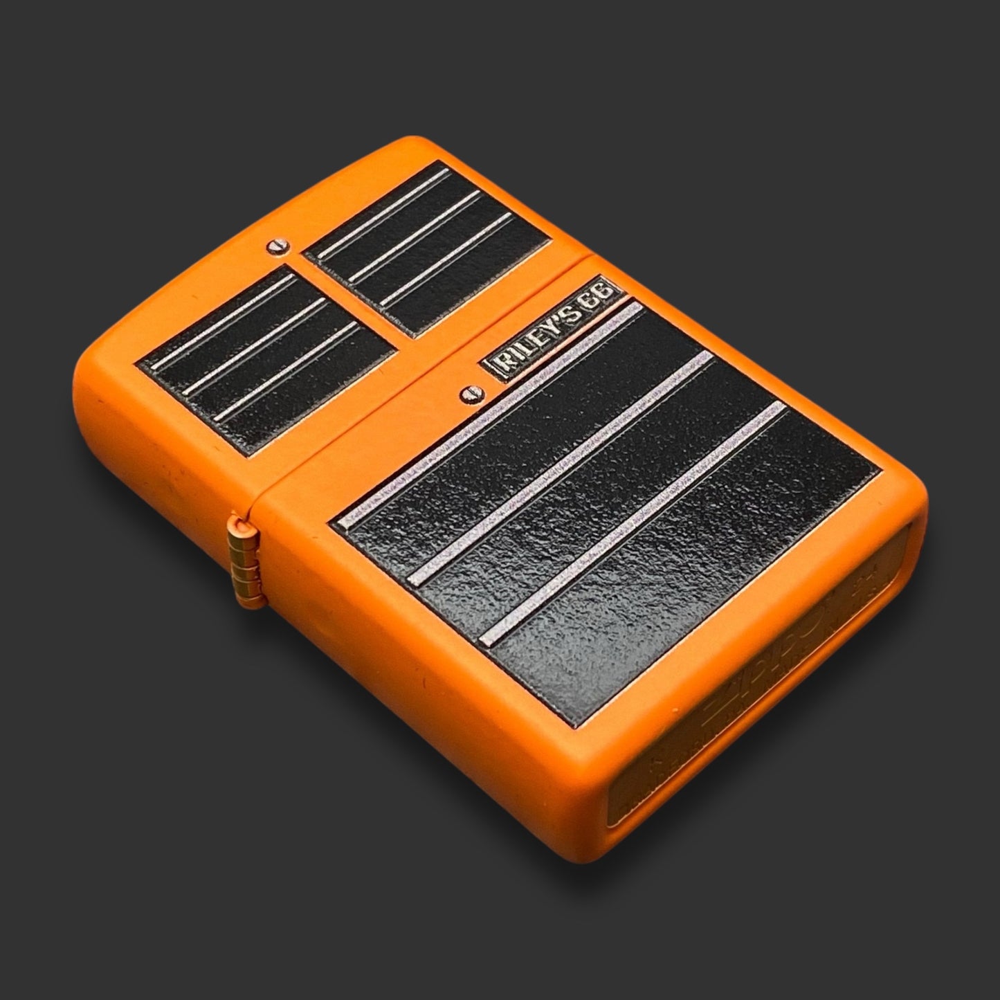 EXCLUSIVE - Riley's 66 Zippo Lighter - Toolbox - Orange Matte