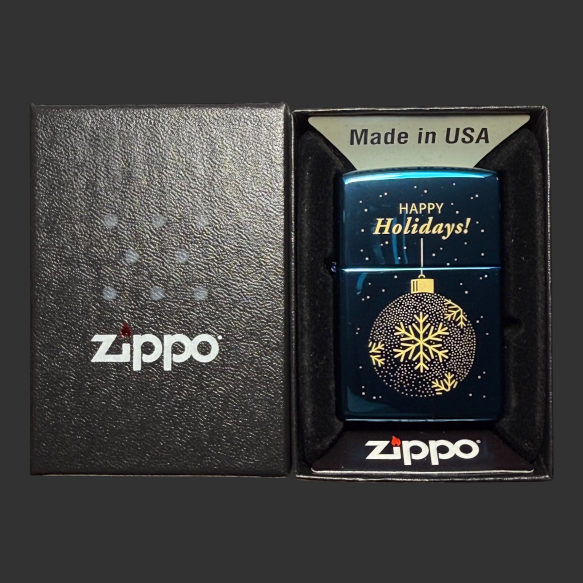 2024 Customer Appreciation Happy Holidays Zippo Lighter