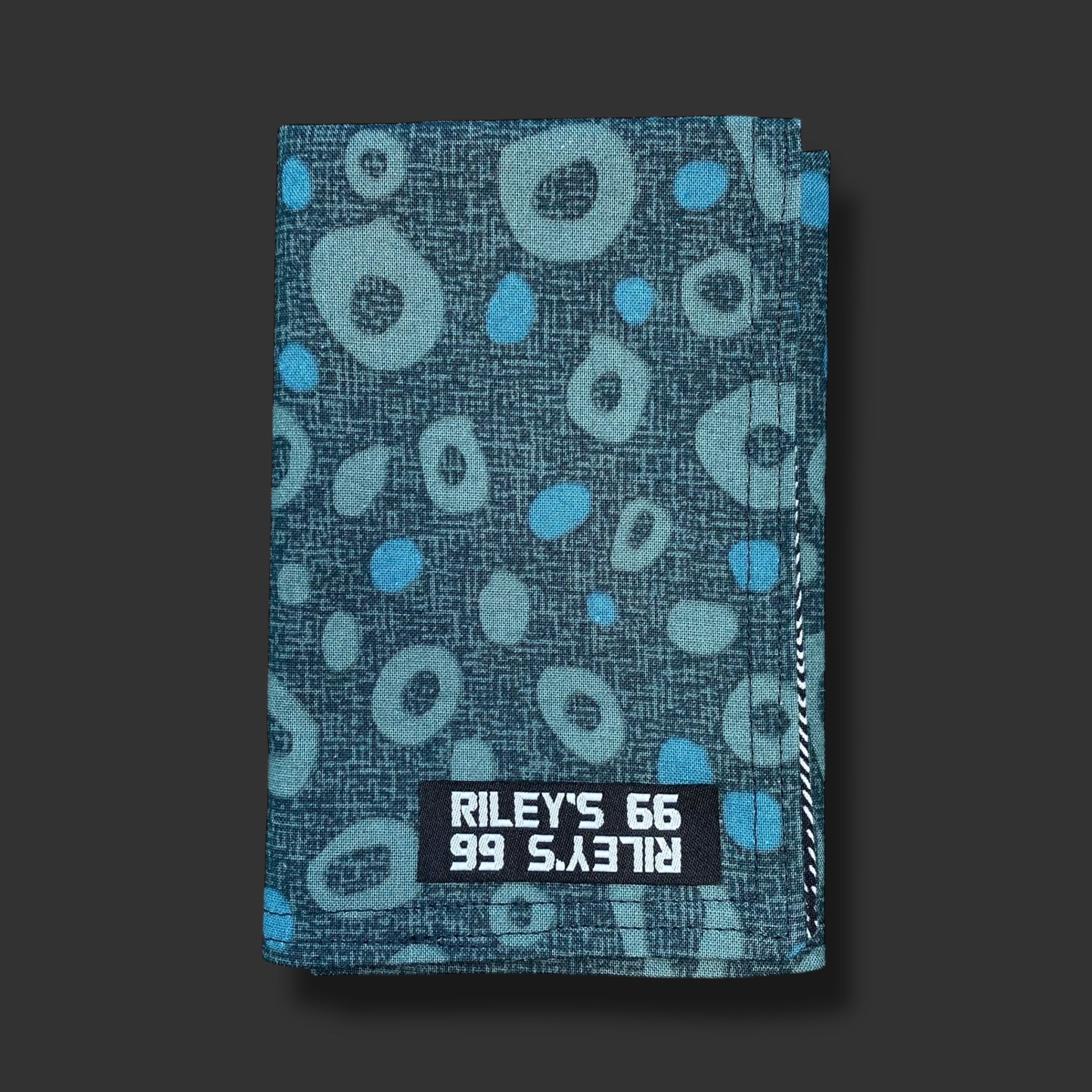 Mid Mod Teal Hanky