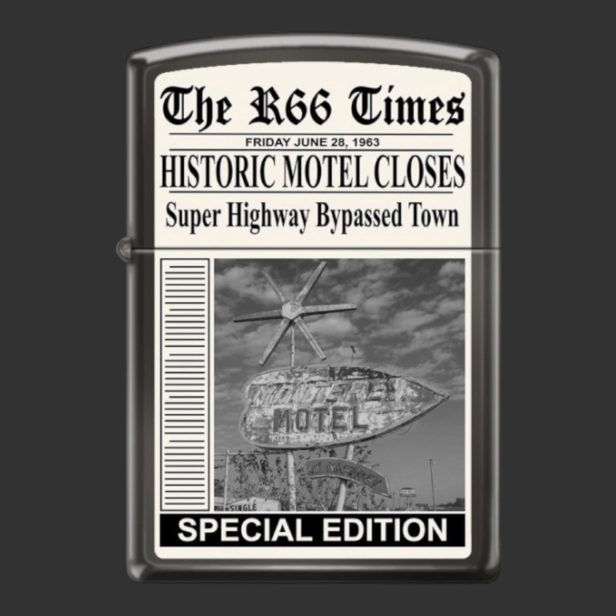 2017 Original Riley's 66 Riley Motel Zippo Lighter