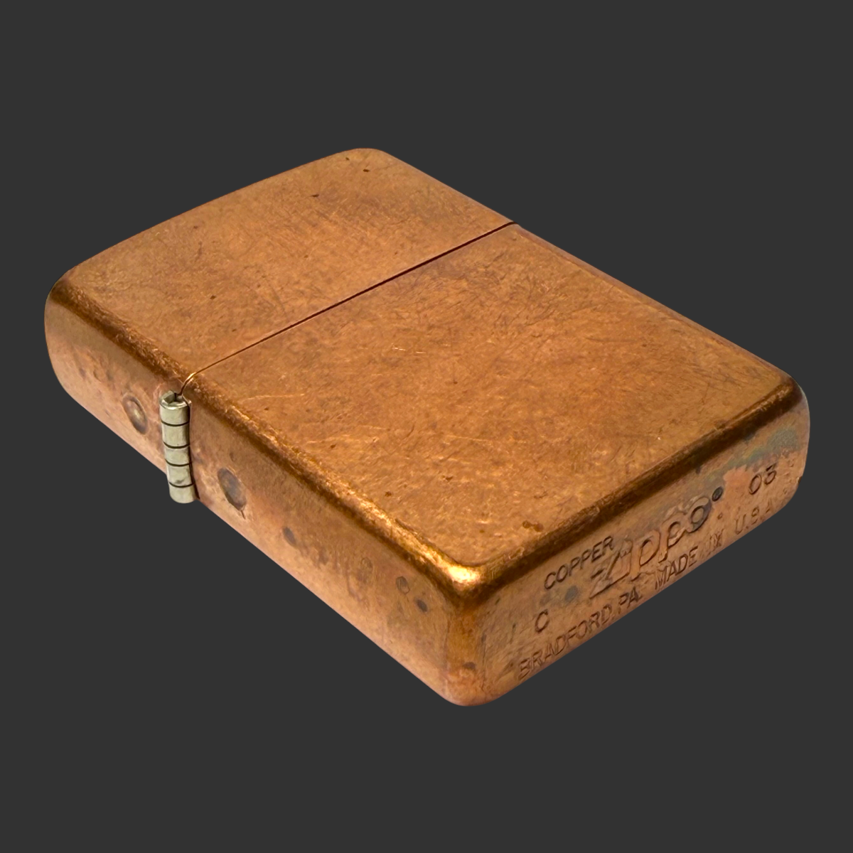 2003 Solid Copper Zippo Lighter
