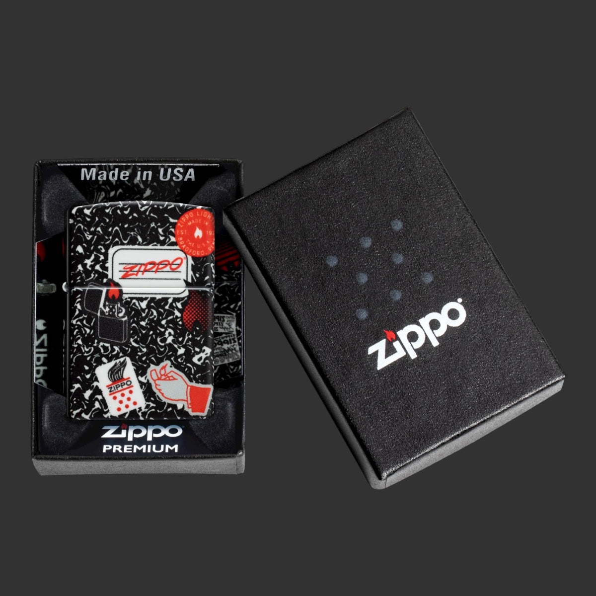 Zippo Lighter Notebook Design