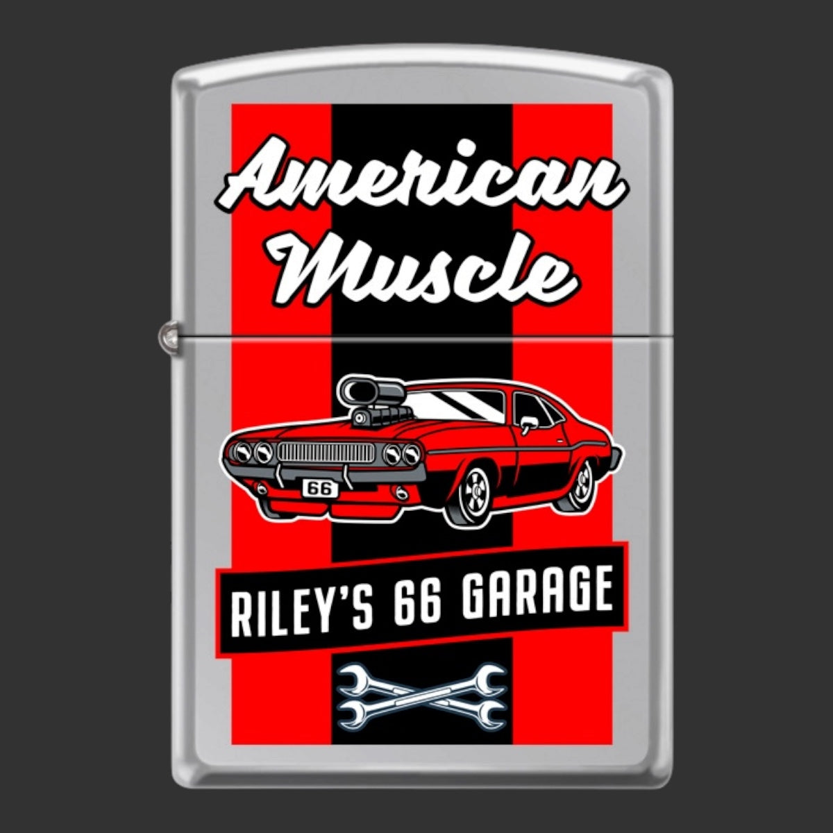 2021 Original Riley's 66 American Muscle Zippo Lighter